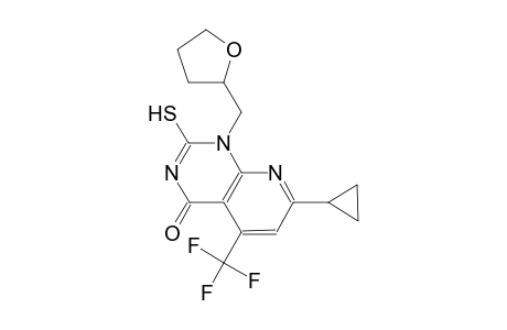 pyrido[2,3-d]pyrimidin-4(1H)-one, 7-cyclopropyl-2-mercapto-1-[(tetrahydro-2-furanyl)methyl]-5-(trifluoromethyl)-