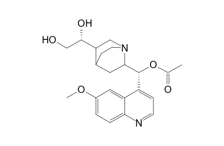 (3R,8R,9S,10R/S)-9-Acetoxy-10,11-dihydro-10,11-dihydroxy-6'-methoxycinchonane