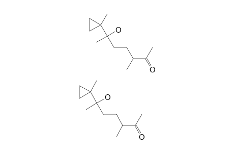 6-HYDROXY-3-METHYL-6-(1-METHYLCYCLOPROPYL)-HEPTAN-2-ONE-AND-1-(1-METHYLCYCLOPROPYL)-HEPTAN-2-ONE