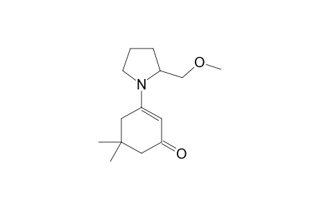 Pyrrolidine, N-(5,5-dimethyl-1-cyclohexen-3-one-1-yl)-2-(methoxymethylL)-