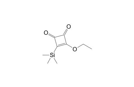 3-Ethoxy-4-(trimethylsilyl)cyclobut-3-ene-1,2-dione
