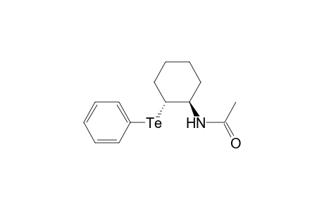 Acetamide, N-[2-(phenyltelluro)cyclohexyl]-, trans-