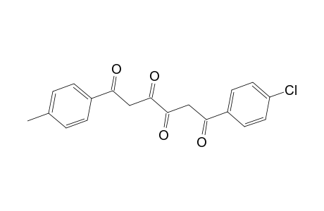 1,3,4,6-Hexanetetrone, 1-(4-chlorophenyl)-6-(4-methylphenyl)-