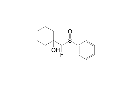 1-[Fluoro(phenylsulfinyl)methyl]cyclohexanol