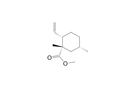 Cyclohexanecarboxylic acid, 2-ethenyl-1,5-dimethyl-, methyl ester, (1.alpha.,2.alpha.,5.alpha.)-