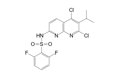 Benzenesulfonamide, N-[5,7-dichloro-6-(1-methylethyl)-1,8-naphthyridin-2-yl]-2,6-difluoro-
