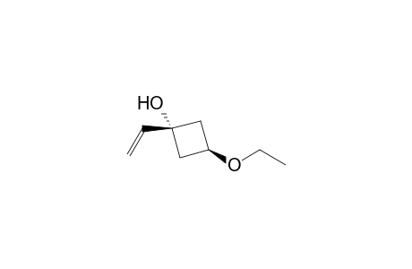 (trans)-3-Ethoxy-1-vinylcyclobutanol