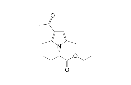 (S)-(-)-2-(3-Acetyl-2,5-dimethylpyrrol-1-yl)-3-methylbutyric acid ethyl ester