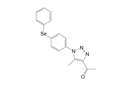 1-(5-Methyl-1-(4-(phenylselanyl)phenyl)-1H-1,2,3-triazol-4-yl)ethan-1-one