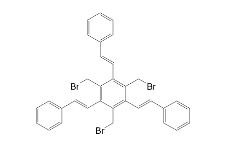 (E,E,E)-1,3,5-Tris(bromomethyl)-2,4,6-tris(2-phenylethenyl)benzene
