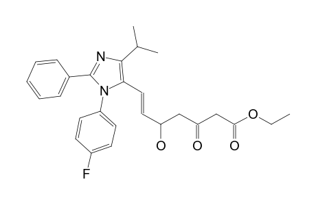 Ethyl 7-[1-(4-fluorophenyl)-4-isopropyl-2-phenyl-1H-imidazol-5-yl]-5-hydroxy-3-oxo-trans-6-heptenoate