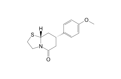 3-(p-Methoxyphenyl)hexahydrothiazolo[3,2-a]pyridin-5-one