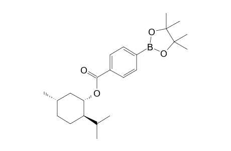 (1S,2R,5S)-2-Isopropyl-5-methylcyclohexyl 4-(4,4,5,5-tetramethyl-1,3,2-dioxaborolan-2-yl)benzoate