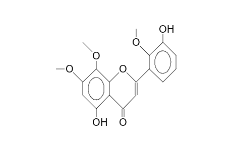 3',5-Dihydroxy-2',7,8-trimethoxy-flavon