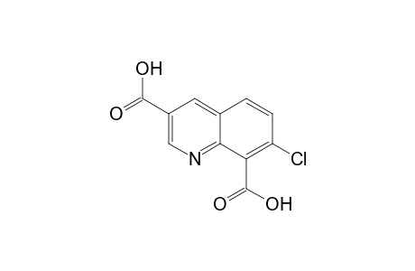 7-Chloro-3,8-quinolinedicarboxylic acid