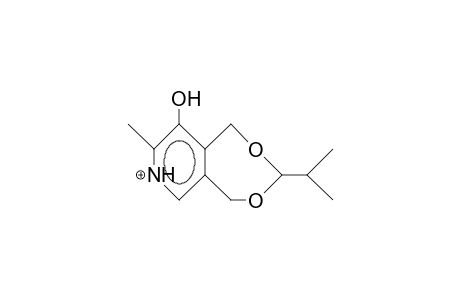 5-Isopropyl-1'-hydroxy-2'-methyl-4,6-dioxa-pyrido-cycloheptene cation