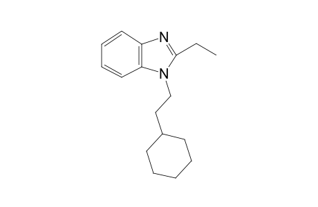 1-(2-Cyclohexylethyl)-2-ethyl-1H-benzimidazole