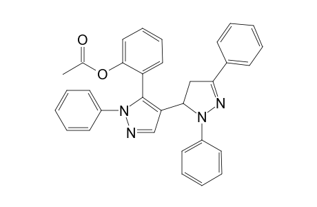 5-{4-[5-(2-Acetoxyphenyl)-1-phenylpyrazolyl]}-1,3-diphenyl-2-pyrazoline