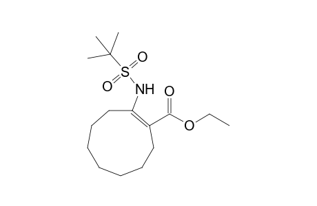 1-[(tert-Butylsulfonyl)amino]-2-carboethoxycyclononene
