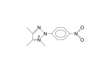 N-Methyl-2-(4-nitro-phenyl)-4,5-dimethyl-1,2,3-triazolium cation