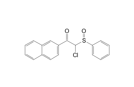2-Chloro-2-(phenylsulfinyl)-1-(2-naphthyl)-1-ethanone