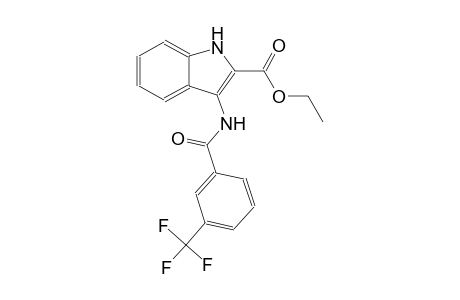 ethyl 3-{[3-(trifluoromethyl)benzoyl]amino}-1H-indole-2-carboxylate