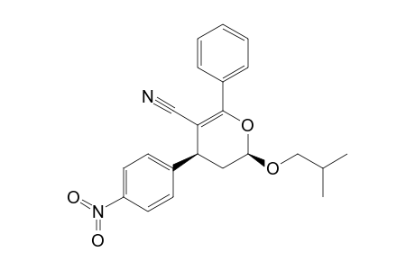 (2R*,4S*)-2-( Isobutoxy)-6-phenyl-4-( 4'-nitrophenyl)-3,4-dihydro-2H-pyran-5-carbonitrile