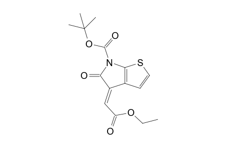 (4E)-4-(2-ethoxy-2-keto-ethylidene)-5-keto-thieno[2,3-b]pyrrole-6-carboxylic acid tert-butyl ester