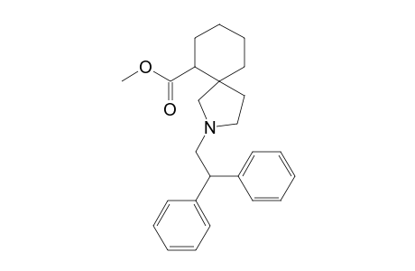(5RS,6RS)-Methyl N(2',2'-Diphenylethyl)-2-azaspiro[4,5]decane 6-carboxylate