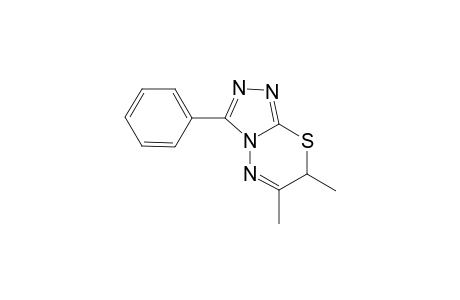 6,7-Dimethyl-3-phenyl-7H-s-triazolo[3,4-b][1,3,4]thiadiazine