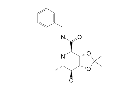 N-BENZYL-2,6,7-TRIDEOXY-2,6-IMINO-3,4-O-ISOPROPYLIDENE-L-GLYCERO-L-TALO-HEPTONAMIDE