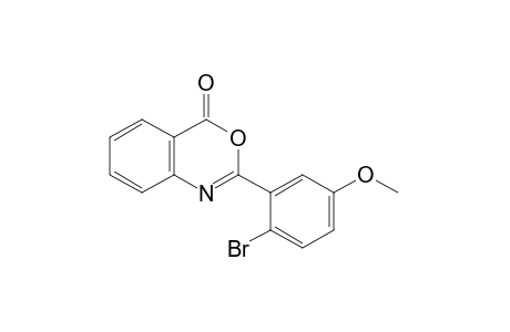 2-(2-bromo-5-methoxyphenyl)-4H-3,1-benzoxazin-4-one