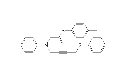 Benzenamine, 4-methyl-N-[2-[(4-methylphenyl)thio]-2-propenyl]-N-[4-(phenylthio)-2-butynyl]-
