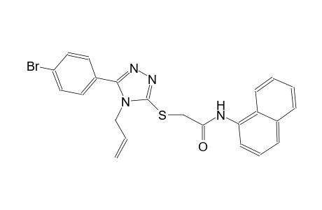 2-{[4-allyl-5-(4-bromophenyl)-4H-1,2,4-triazol-3-yl]sulfanyl}-N-(1-naphthyl)acetamide