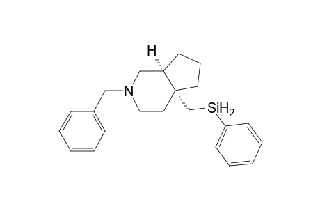 4-Aza-4-benzyl-1-[(phenylsilyl)methyl]-cis-bicyclo[4.3.0]nonane