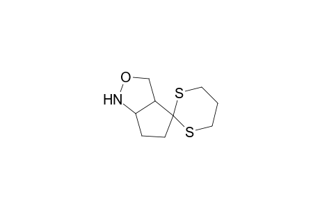spiro[1,3-dithiane-2,4'-cyclopent[c]isoxazolidine]