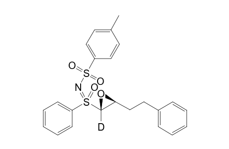 S-Phenyl-S-[trans-2-Deuterio-3-(2-phenylethyl)oxiran-2-yl)-N-(p-tolylsulfonyl)sulfoxime