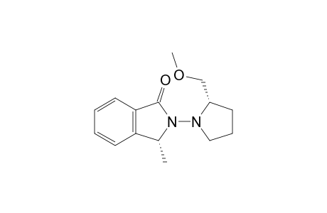 (3R)-2-[(2S)-2-(methoxymethyl)-1-pyrrolidinyl]-3-methyl-3H-isoindol-1-one