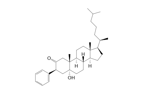 (3S,5R,8S,9S,10R,13R,14S,17R)-10,13-dimethyl-17-[(2R)-6-methylheptan-2-yl]-5-oxidanyl-3-phenyl-3,4,6,7,8,9,11,12,14,15,16,17-dodecahydro-1H-cyclopenta[a]phenanthren-2-one