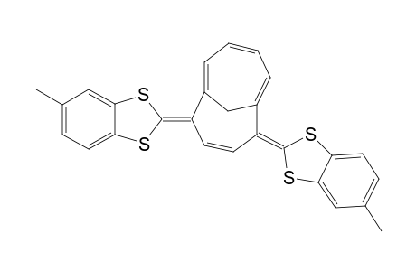 1,3-Benzodithiole, 2,2'-bicyclo[4.4.1]undeca-3,6,8,10-tetraene-2,5-diylidenebis[5-methyl -