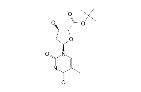 (2S,3S,5R)-3-HYDROXY-5-(5-METHYL-2,4-DIOXO-3,4-DIHYDRO-2H-PYRIMIDIN-1-YL)-TETRAHYDROFURAN-2-CARBOXYLIC-ACID-TERT.-BUTYLESTER