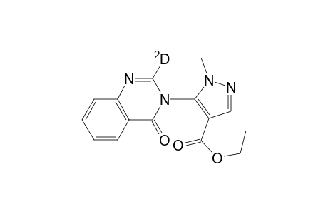 5-(2-deuterio-4-keto-quinazolin-3-yl)-1-methyl-pyrazole-4-carboxylic acid ethyl ester