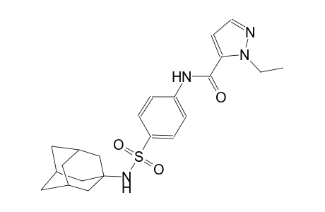 N-{4-[(1-adamantylamino)sulfonyl]phenyl}-1-ethyl-1H-pyrazole-5-carboxamide