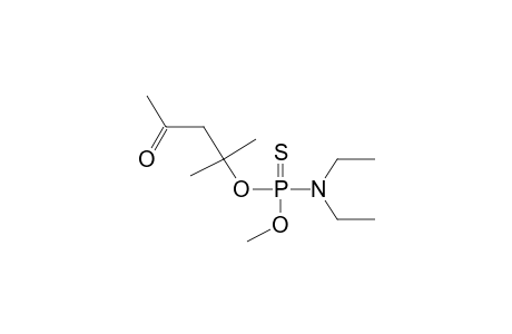 N,N-DIETHYLAMIDO-O-METHYL-O-(2-METHYL-3-ACETYLPROP-2-YL)THIOPHOSPHATE