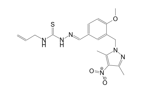 3-[(3,5-dimethyl-4-nitro-1H-pyrazol-1-yl)methyl]-4-methoxybenzaldehyde N-allylthiosemicarbazone