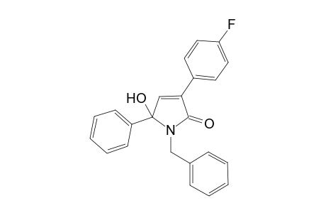 1-Benzyl-3-(4-fluorophenyl)-5-hydroxy-5-phenyl-1H-pyrrol-2(5H)-one