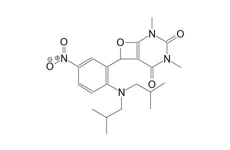 8-[2-(diisobutylamino)-5-nitro-phenyl]-3,5-dimethyl-7-oxa-3,5-diazabicyclo[4.2.0]oct-1(6)-ene-2,4-dione