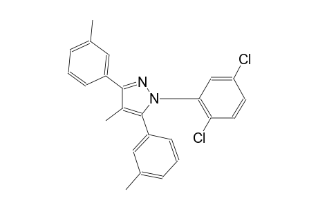 1-(2,5-dichlorophenyl)-4-methyl-3,5-bis(3-methylphenyl)-1H-pyrazole
