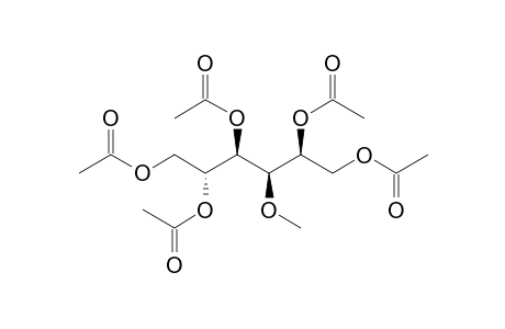 3-O-methyl-1,2,4,5,6-penta-o-acetyl glucitol