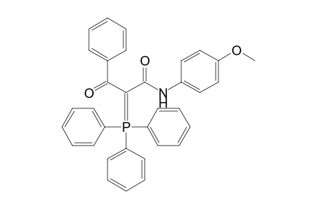 3-keto-N-(4-methoxyphenyl)-3-phenyl-2-triphenylphosphoranylidene-propionamide